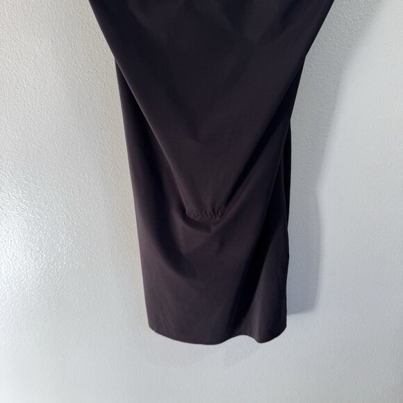 NWT Maidenform 36D Full Slip Bra Shapewear Slimming Black Satin Adjustable - Picture 3 of 10